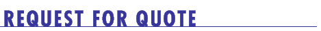 Request For Quote